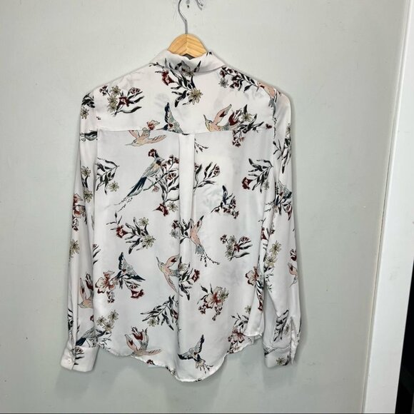 H&m Button Down Bird Pattern Shirt - Picture 5 of 8
